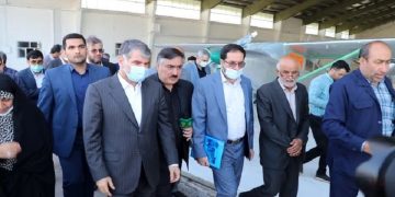 بازدید وزیر جهاد کشاورزی از فرودگاه هواپیمایی ویژه خدمات کشاورزی قزوین
