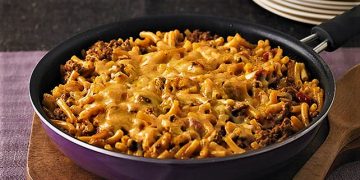 مک اند چیز با سس گوشت