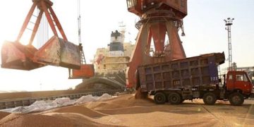 رکورد تخلیه گندم در بندر امام شکسته شد